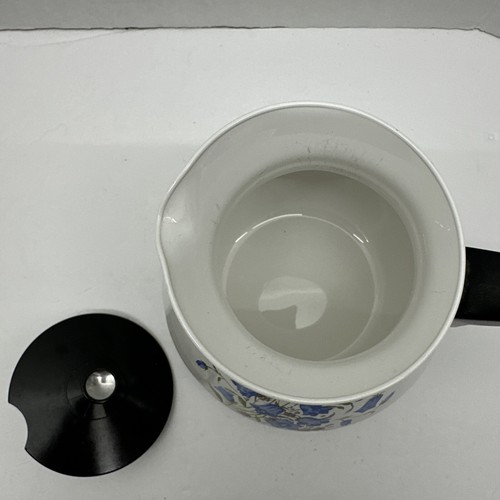 Teiera 6 tazze con coperchio Corning Ware Canterbury Bluebells 1972 usata in ottime condizioni - Foto 11 di 12