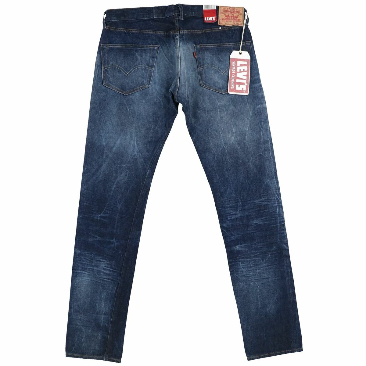 Levis 501 Jeans Mens Big E Vintage Shrink To Fit Selvage Design
