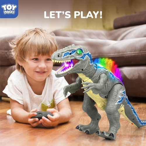 Safe, Non-Toxic Remote Control Dinosaur Toy for Indoor/Outdoor Play - Ages 3-12 - Picture 10 of 10