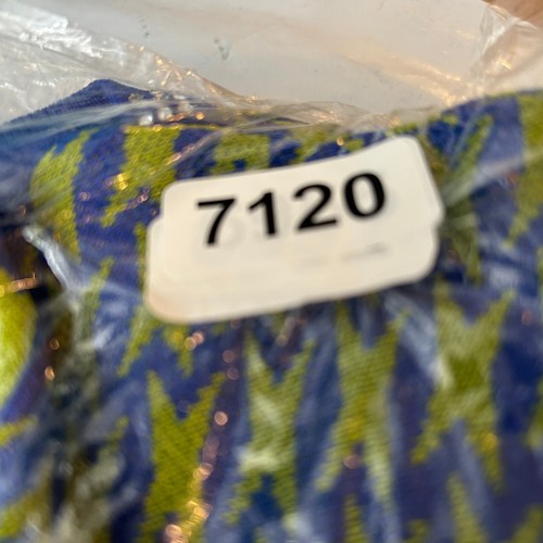 Kayla by Tally Taylor Sweater Womens 22 Blue Jewels Rhinestone Knit Party Cruise - Picture 17 of 18