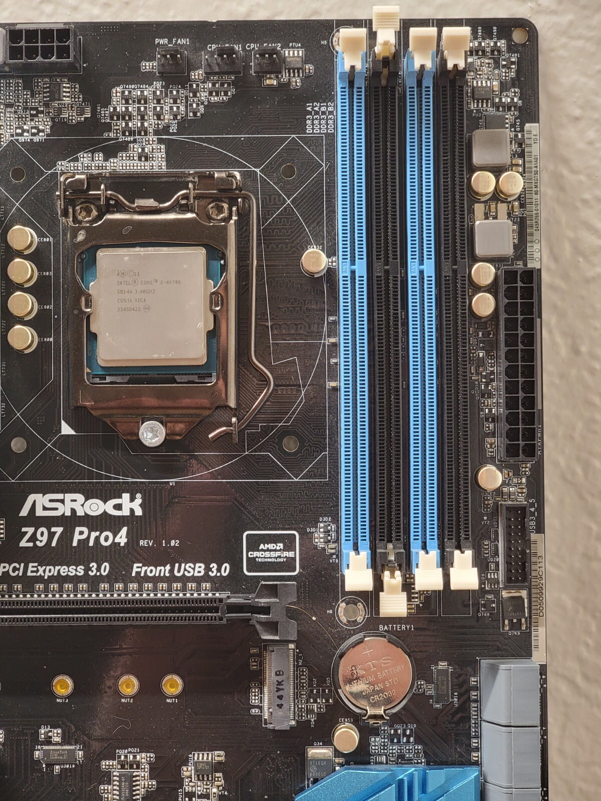 ASRock Z97 PRO4 Motherboard (No Cpu Included) eBay