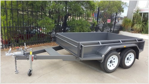 8x5 TANDEM TRAILER, with 3ft galvanised cage - Picture 5 of 7