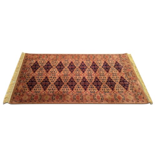 Amma Carpets Handmade Hand Knotted Woolen Rug Camel Tribal 3x5 Feet Antique - Picture 2 of 5