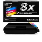 8x PRO Eurotone Toner f�r Utax P-C 3066 i MFP mit je ca. 6.000 / 8.000 Seiten