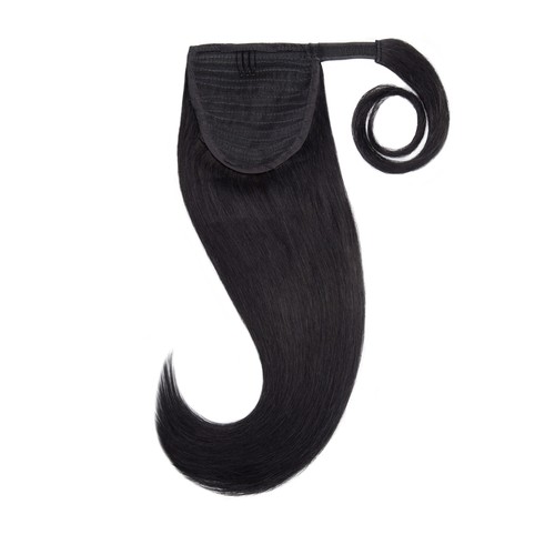 Pferdeschwanz Ponytail Clip in Remy Human Hair Zopf Extensions Russisch Echthaar - Bild 16 von 35