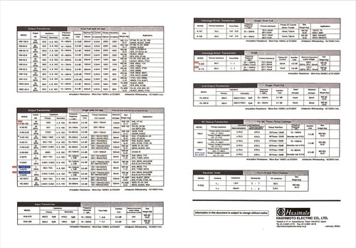 Hashimoto HW-25-5 Ausgangsübertrager Gegentakt für VT52, 2A3, 6A3 [US Duty Paid] - Bild 4 von 5