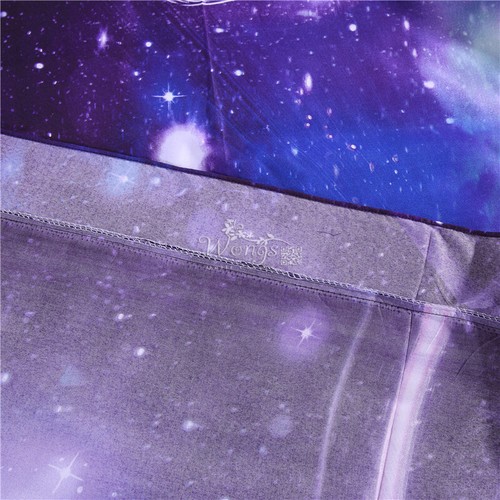 Wolf Galaxy Duvet Quilt Cover Set Bedding Set Single Double King Size Pillowcase - Picture 19 of 144