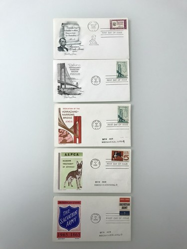 108 Buste Rare Primo Giorno Emissione 1960-1966 U.S.A. - Valore €309,76. - Foto 7 di 7