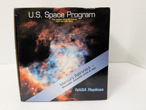 Play Vision Nasa Us Space Program Mercury Astronaut Replica Figure New In Box - Picture 3 of 5