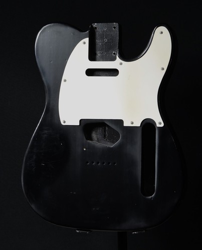 RGH | Esquire 50s Body Black / Schwarz, Pine, Nitro aged / relic + Pickg. - Bild 3 von 6