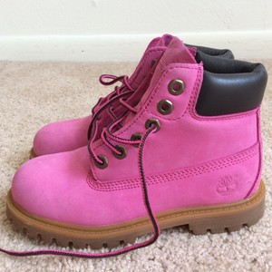 pink breast cancer timberland boots