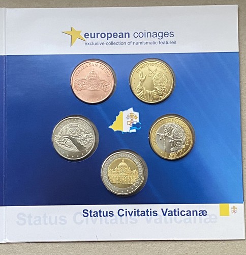 Sammlerstück Folder European coinages,Europroben Status Civitatis Vaticanae 2013 - Bild 4 von 8