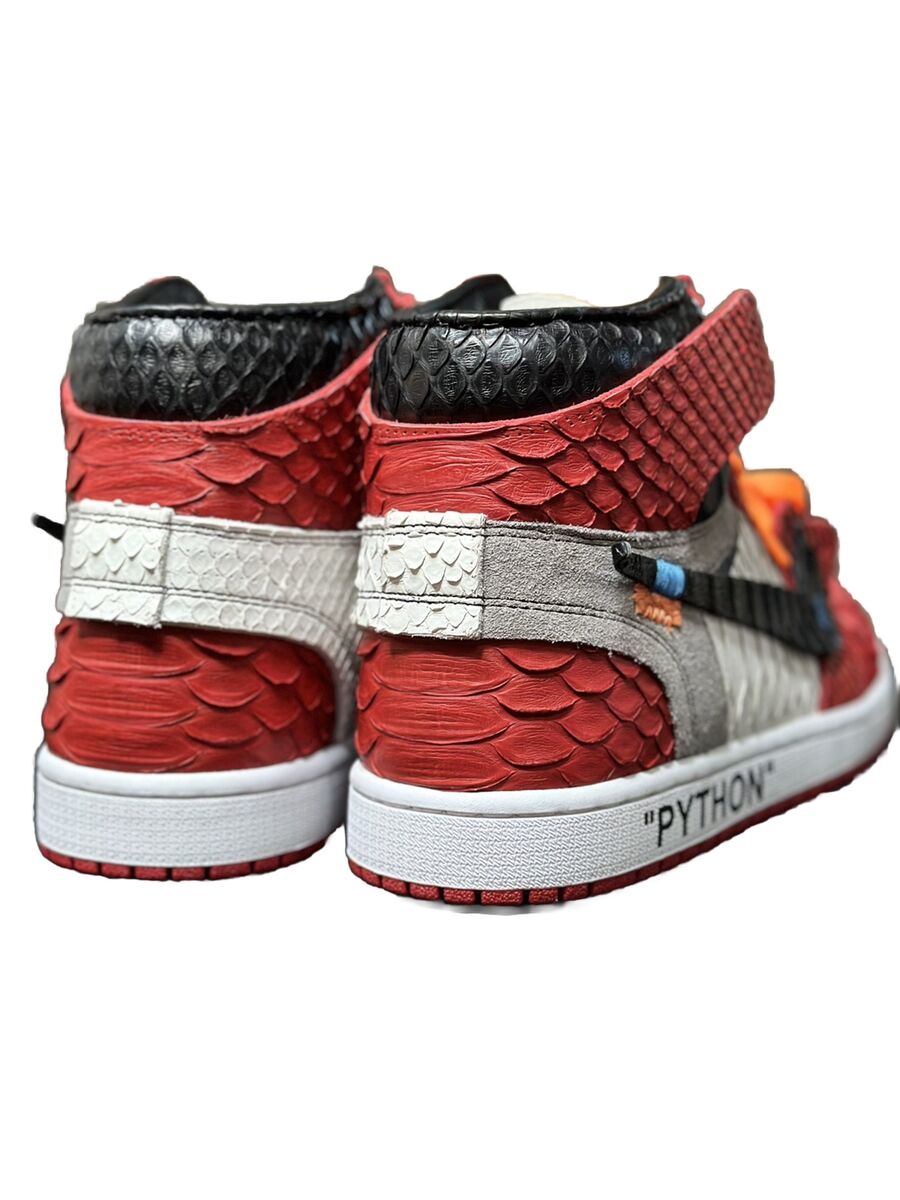 The Shoe Surgeon x Air Jordan 1 Lux Chicago Off-White Python The Shoe Surgeon x Air Jordan 1 Lux Chicago Off-White Python