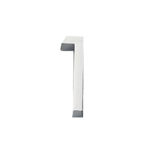 Polished Chrome Door Numbers & Letters ( 60mm ) | House Flat Apartment Shop - Picture 9 of 23