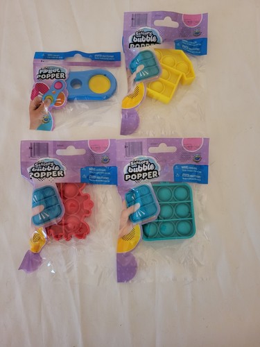 ¡Juego de 4 poppers de burbujas variedad orbe de 4 BNIP! - Imagen 2 de 6