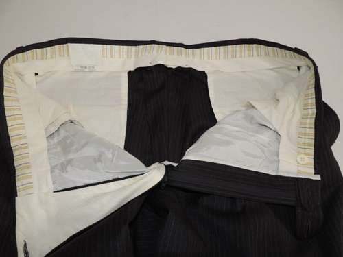 Ermenegildo Zegna Men's Gray Stripe Suit 46 Reg Pants 39X31.1/4 - Picture 7 of 16