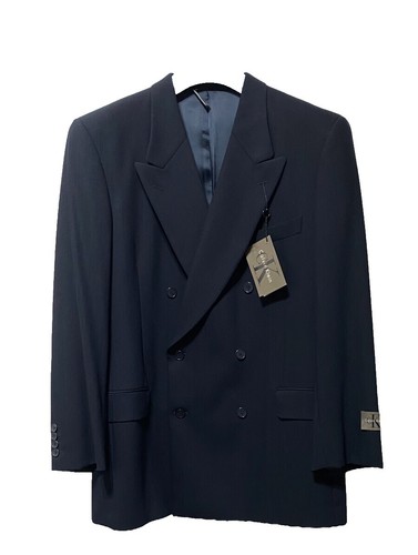 slim fit dress slacks Men’s Black Slim-Fit Wool-Blend Overcoat with Notched Lapel main image 1