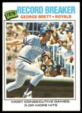 1977 Topps #231 George Brett Kansas City Royals Excellent 45161