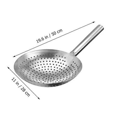 1pc Frying Oil Strainer Mesh Thicken Colander Spoon Filter Strainer Kitchen Tool - Bild 13 von 13