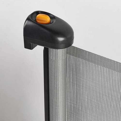EASYBABY RETRACTABLE GATE 33" X (13"- 55") GREY NIB - Picture 3 of 4