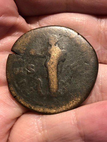 Ancient Roman Coin Emperor Antoninus Pius / 1 Dupondius / 159-160 AD - Picture 4 of 7