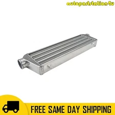 Universal Intercooler 27'' x 7'' x2.5'' Inlet / Outlet 2.5" Tube & Fin Air Flow