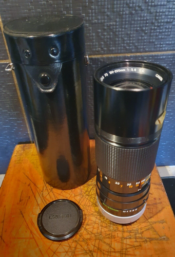 Canon FD 100-200mm f/5.6 S.C Zoom Lens , very nice , with case - Imagen 2 de 4