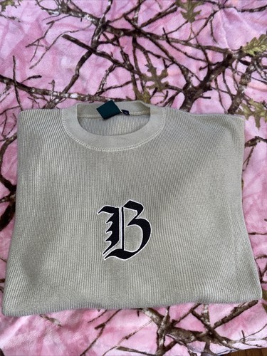 Burton Snowboards Vintage Knitted Big LOGO Sweater Y2K - Picture 2 of 8