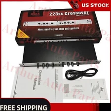 NEW DBX By Harman 223xs Crossover Stereo 2-Way / Mono 3-Way in Box w/ Manual