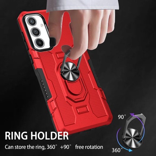 Luxury Armor Hybrid Ring Stand Cover Case For S23 S22 A14 A54 A13 A53 A32 A23 - Picture 41 of 71
