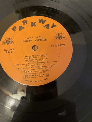Chubby Checker ~Twist With LP Parkway P 7001 mono [The Pony Madison] VG/GD - Bild 7 von 7