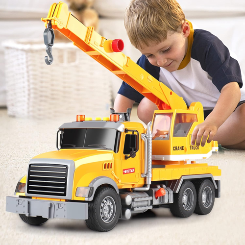 Toys for 3 Years Old Boys Girls Kids,Construction Toy Crane Truck with Lights an - Picture 10 of 12