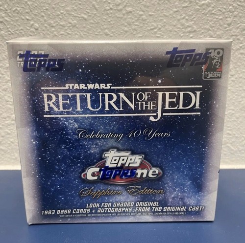 2023 STAR WARS Topps Chrome Sapphire Edition - SEALED Hobby Box - SHIPS FAST - Picture 1 of 3