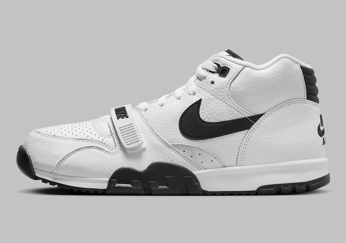 Мужские баскетбольные кроссовки в стиле ретро Nike Air Trainer 1 White Black FB8066-100 sz 12