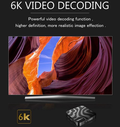 T95 MAX-H618 4GB/64GB Quad Core 6K HDR Cortex BT Dual WiFi Android 12.0 TV Box - Picture 6 of 20