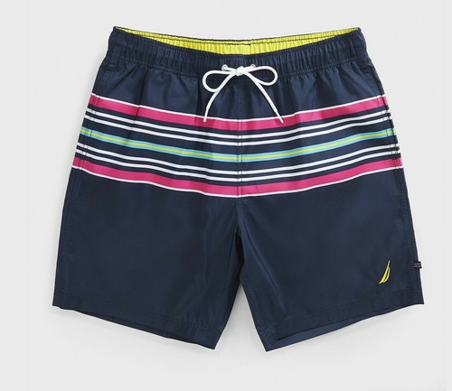 Nautica Traveler Swim Beach Bathing Suit Trunks Shorts Mesh Lined - Picture 12 of 68