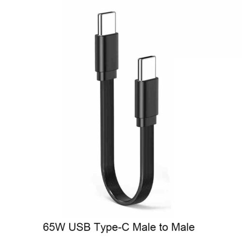 USB Type-C Male to Female 90° Right Angle Fast Charger Sync Charging Cable Data - Photo 19 sur 23