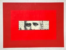 ILLEGIBLE SIGNATURE. Engraved. Serigraphy/Cardboard. Cuban Art. Contemporary Art