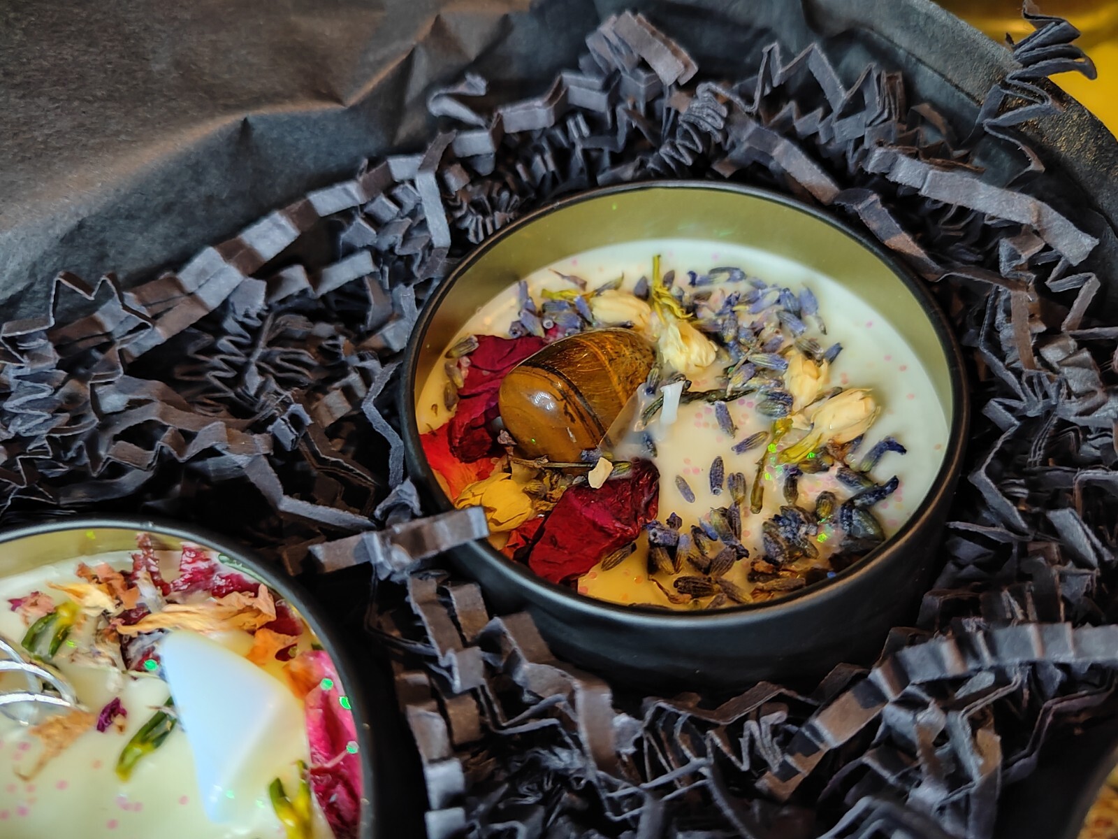 6x Scented Healing Crystal Soy Wax Candles eBay