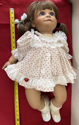 Virginia Ehrlich Turner Dolls Large Doll Brown Curly Hair Eyes Vinyl - Picture 14 of 24