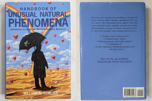 Handbook of Unusual Natural Phenomena William R. Corliss 1995 Hardcover - Picture 1 of 18