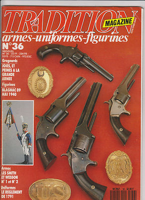 TRADITION NR. 36 GROGNARDS / SMITH & WESSON NR. 1 UND 2 / UNIFORM REGLEMENT 1791