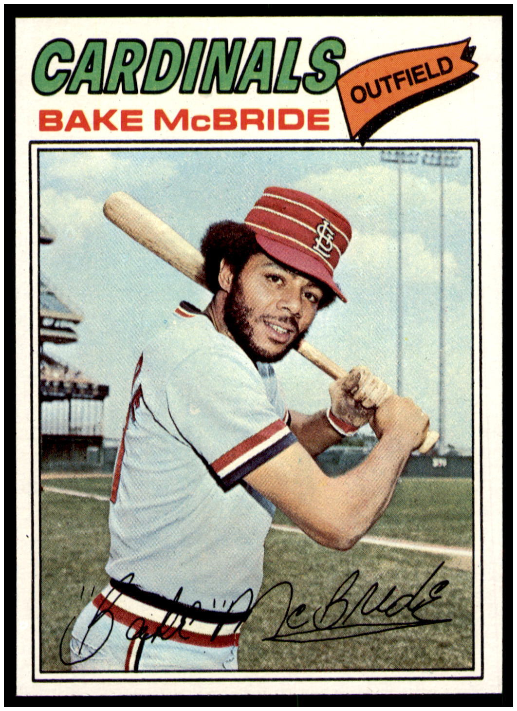 1977 Topps #516 Bake McBride