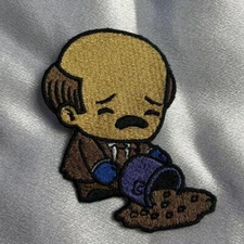 The Office Kevin Spilled Chili Iron On Embroidery Patch