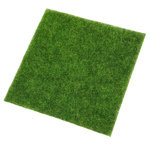 Kunstrasen, Kunstrasen, Fliese, künstliches Moos, grüne Grasmatte, - Bild 6 von 12