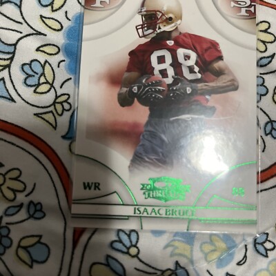 3008 Donruss Threads Isaac Bruce green Gem #12 022/200