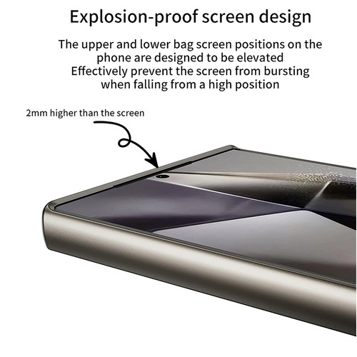 Soft Leather Phone Case Cover For Samsung Galaxy S24 Ultra Shockproof Protector - Photo 3 sur 14