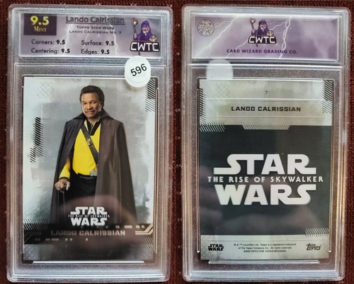 Star Wars Lando Calrissian AFA Graded U8.5 Lando #1 CBCS Graded 9.6 + Card 9.5 - Picture 5 of 7