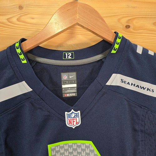 Seattle Seahawks Football Jersey Women Size Medium #3 Wilson Nike On Field - Picture 3 of 8