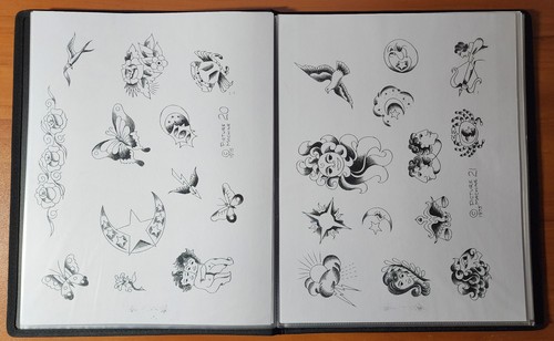 1975 Picture Machine Spaulding Rogers Traditional Vintage Tattoo Flash Book 1-50 - Bild 12 von 24